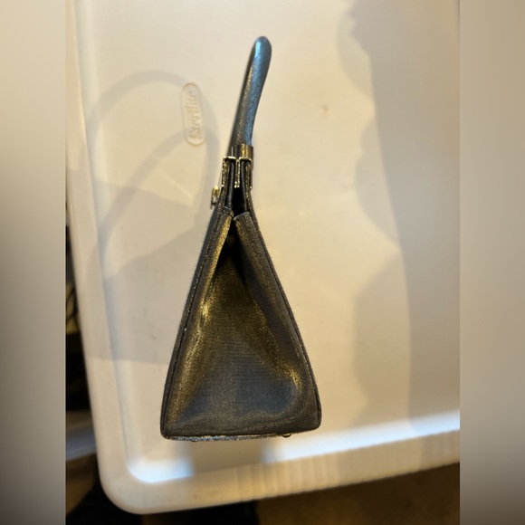 La Regal dark gray evening handbag - Picture 3 of 14